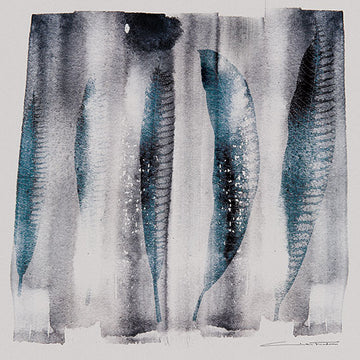 Silk Scarf - Forest Floor